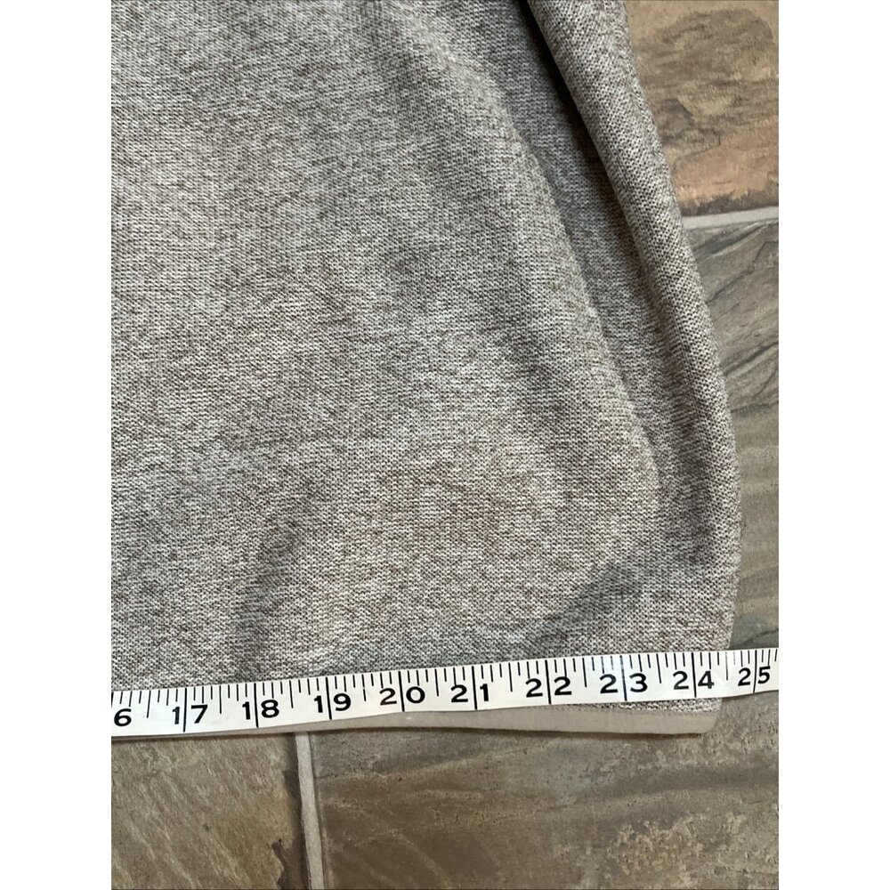 Eddie Bauer Men's 2XL Pullover Sweater Beige Warm Fleece Quarter Snap Pockets - Picture 9 of 16